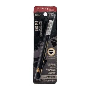 Rimmel Ink Me Tattoo Stamp Black 003 Diamond Shape Eye and Body Stamp New Sealed